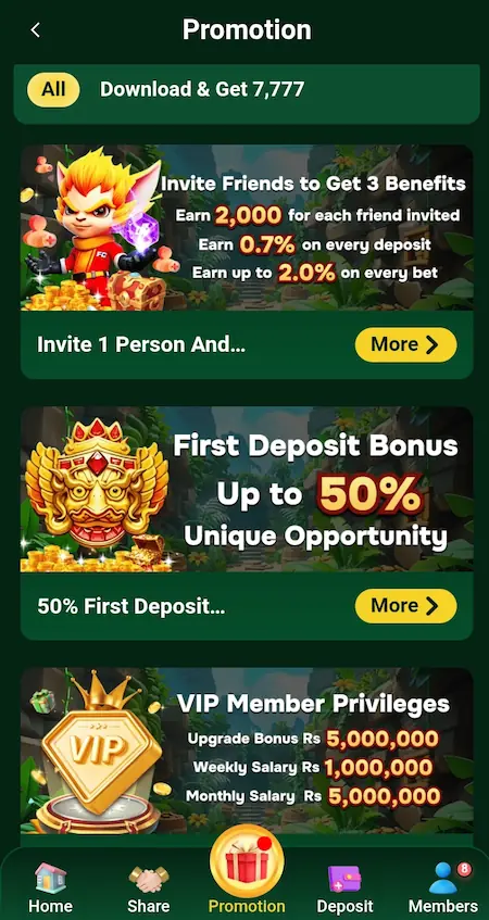 C7777 Game Promos Image