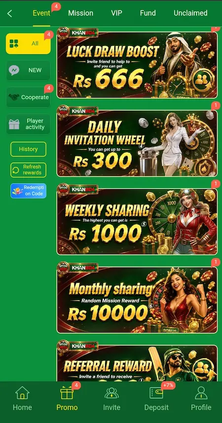 Khan804 Game Promotions Image