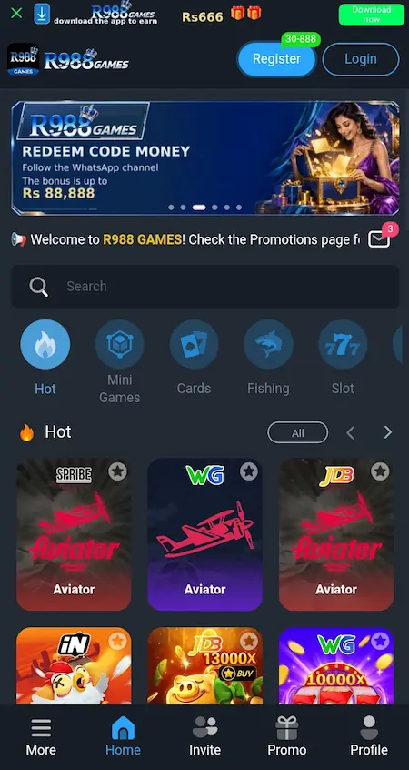 R988 Game Homepage Image